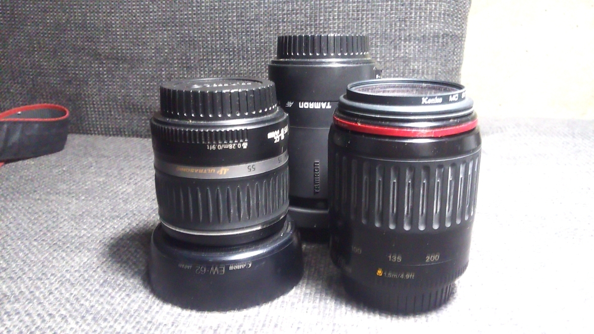 CANON キャノン☆カメラ EOS 1000 S☆EOS kiss レンズ ULTRASONIC 75