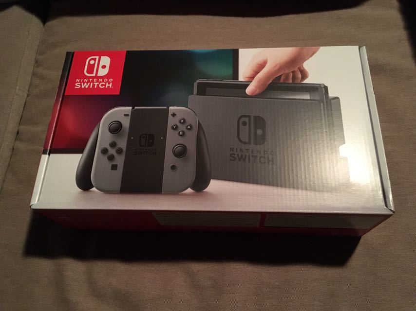 Nintendo Switch ニンテンドースイッチ グレー 新品未開封　送料無料！