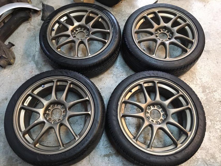 WORK EMOTION CR Kai ワークエモーション 18×7.5J 225/40R18 バリ山 