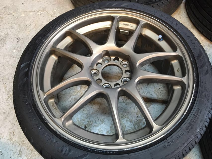 WORK EMOTION CR Kai ワークエモーション 18×7.5J 225/40R18 バリ山 