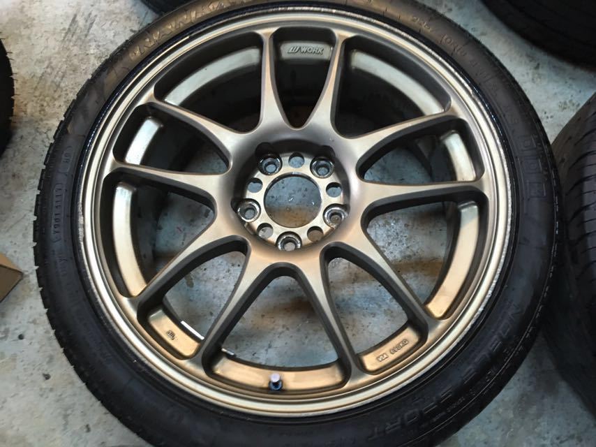 WORK EMOTION CR Kai ワークエモーション 18×7.5J 225/40R18 バリ山 