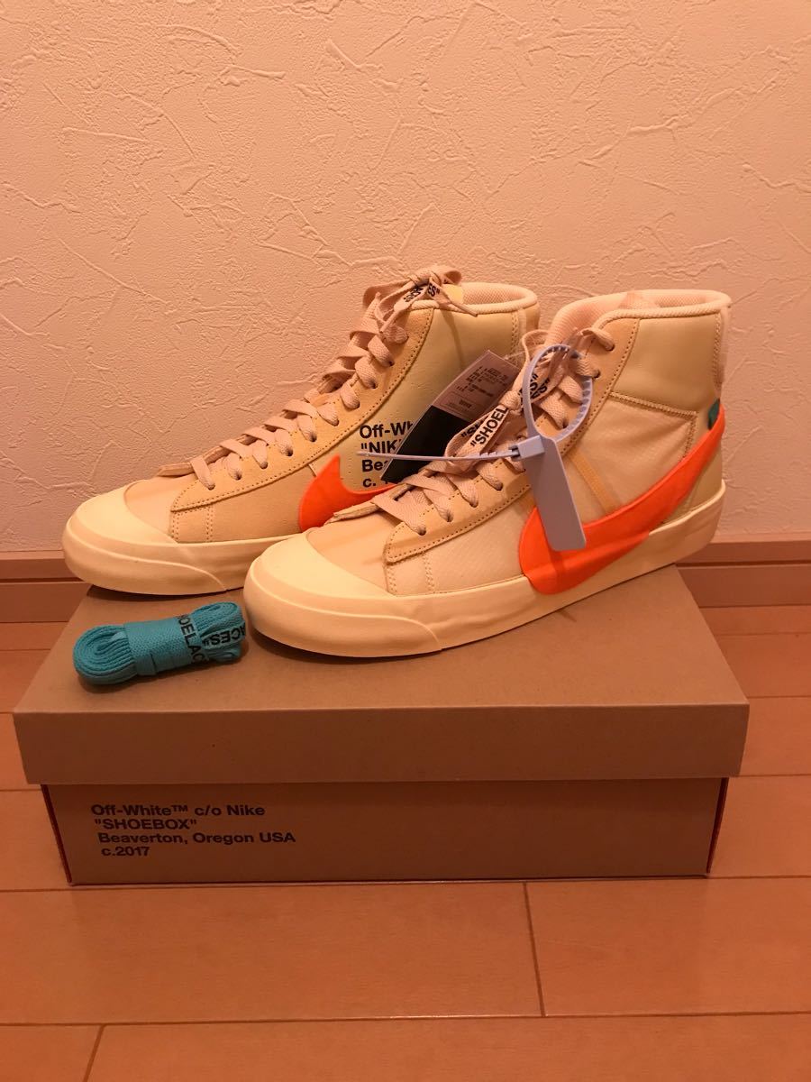 NIKE THE 10 BLAZER MID US10.5 28.5cm OFF WHITE 国内正規品 オフホワイト
