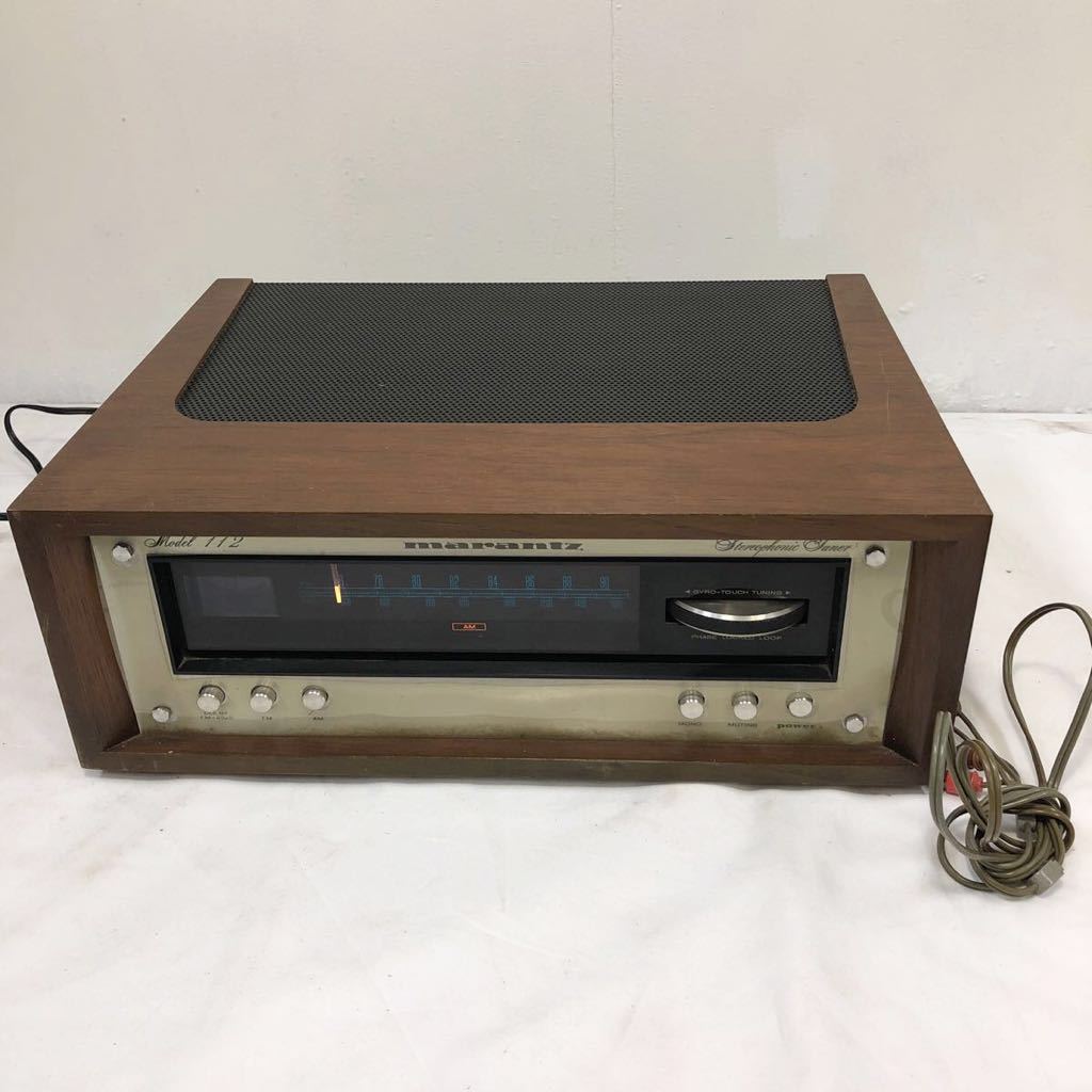 Marantz マランツ AM/FM チューナー model 112 通電確認済み