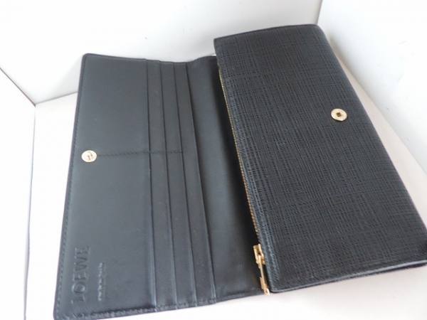 ロエベ LOEWE 財布 長財布 レザー 黒 - - 【公式通販】