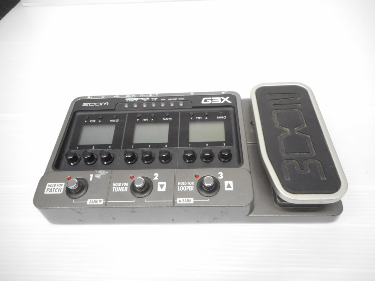 ZOOM G3X マルチエフェクター | Amp Zoom Pedal with Simulator 