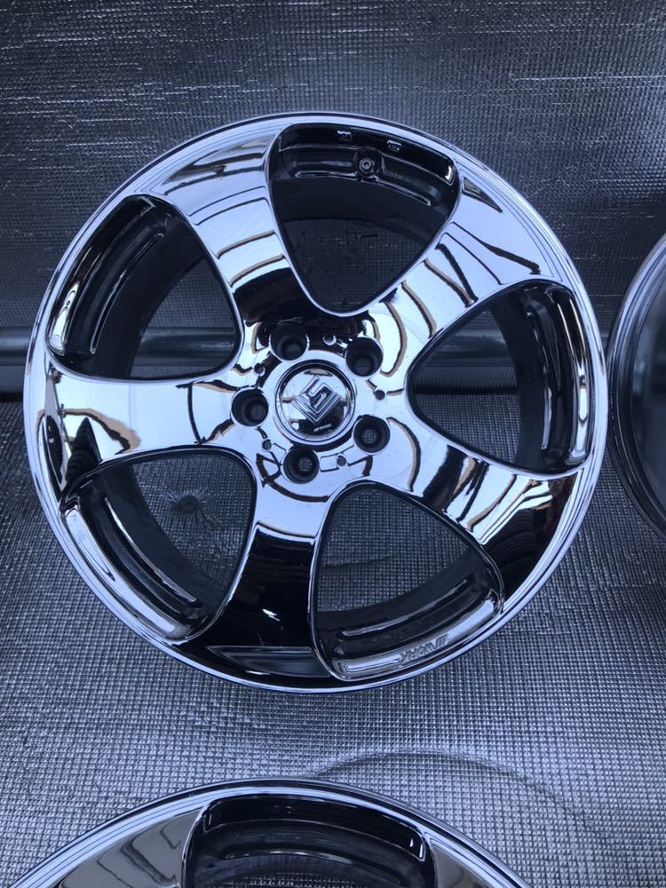 スポークメッキホイール 18 5本スポーク 18インチ WORK 18インチ 8J LS 