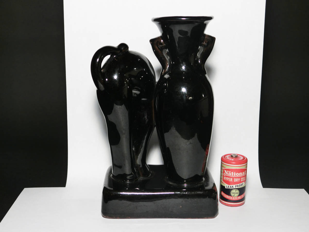 戦前 黒猫陶器花瓶 クロネコ レトロ雑貨インテリア置物 雑貨 売買されたオークション情報 Yahooの商品情報をアーカイブ公開 オークファン Aucfan Com