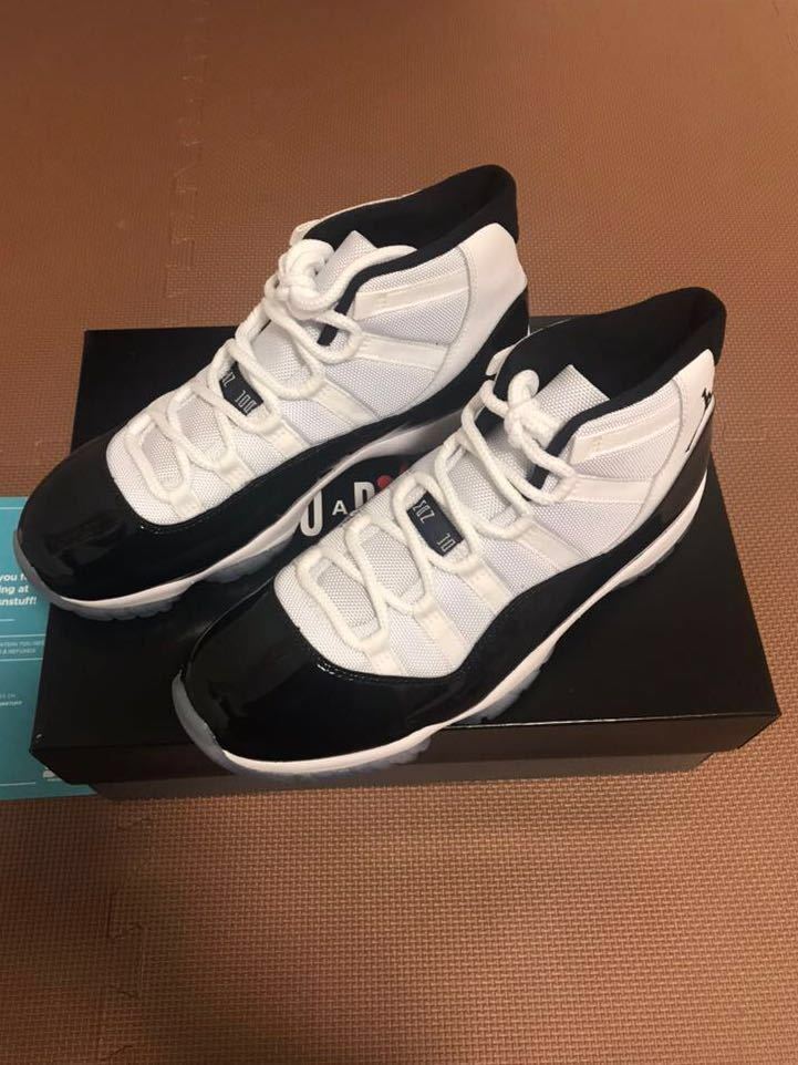 激安大特価，定番人気 27.5 NIKE AIR JORDAN 11 RETRO CONCORD エアジョーダン コンコルド(27.5cm)｜売買されたオークション情報、yahooの商品情報をアーカイブ公開 - オークファン 27.5cm