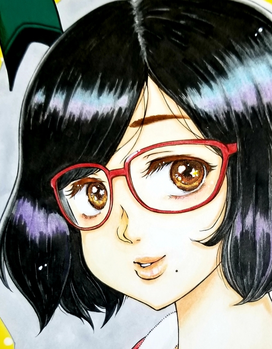 オリジナル 手描き イラスト イラストボード ほくろのある女の子 手描きイラスト 売買されたオークション情報 Yahooの商品情報をアーカイブ公開 オークファン Aucfan Com