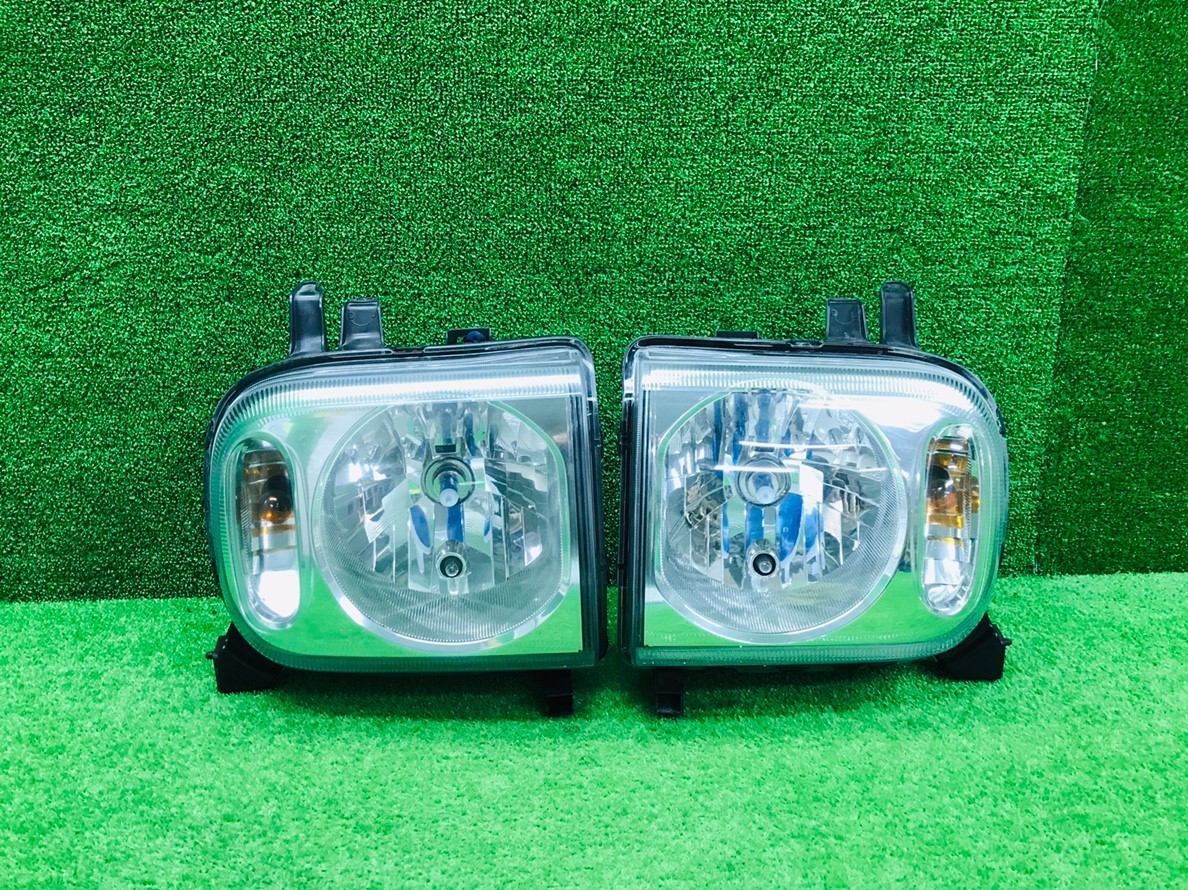 スズキ HE21S ラパン 後期 ヘッドライト 左右 ハロゲン 35100-75H40