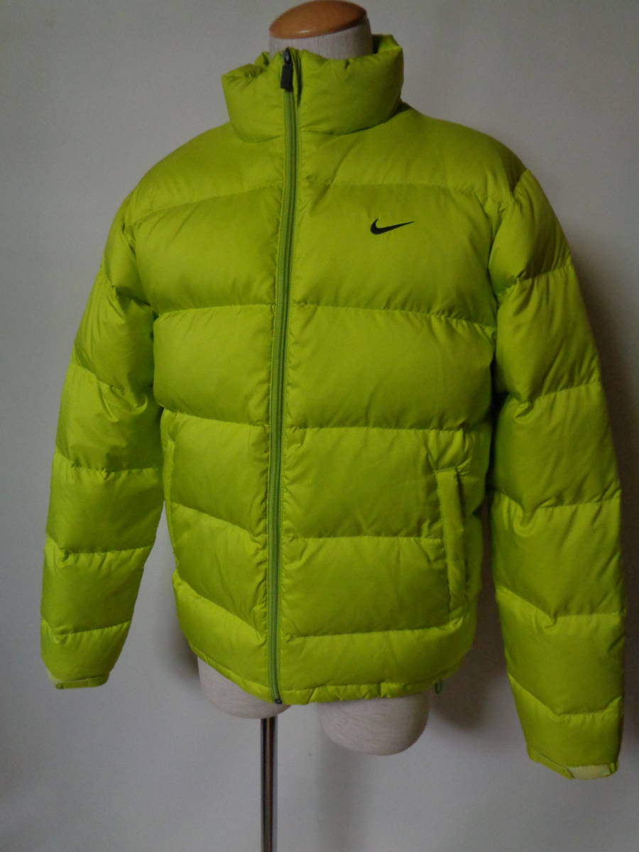 正規品，低価 NIKE ダウンジャケット Mサイズ ナイキ ネオンカラー(ジャンパー、ブルゾン)｜売買されたオークション情報、yahooの商品情報をアーカイブ公開 - オークファン 男性用