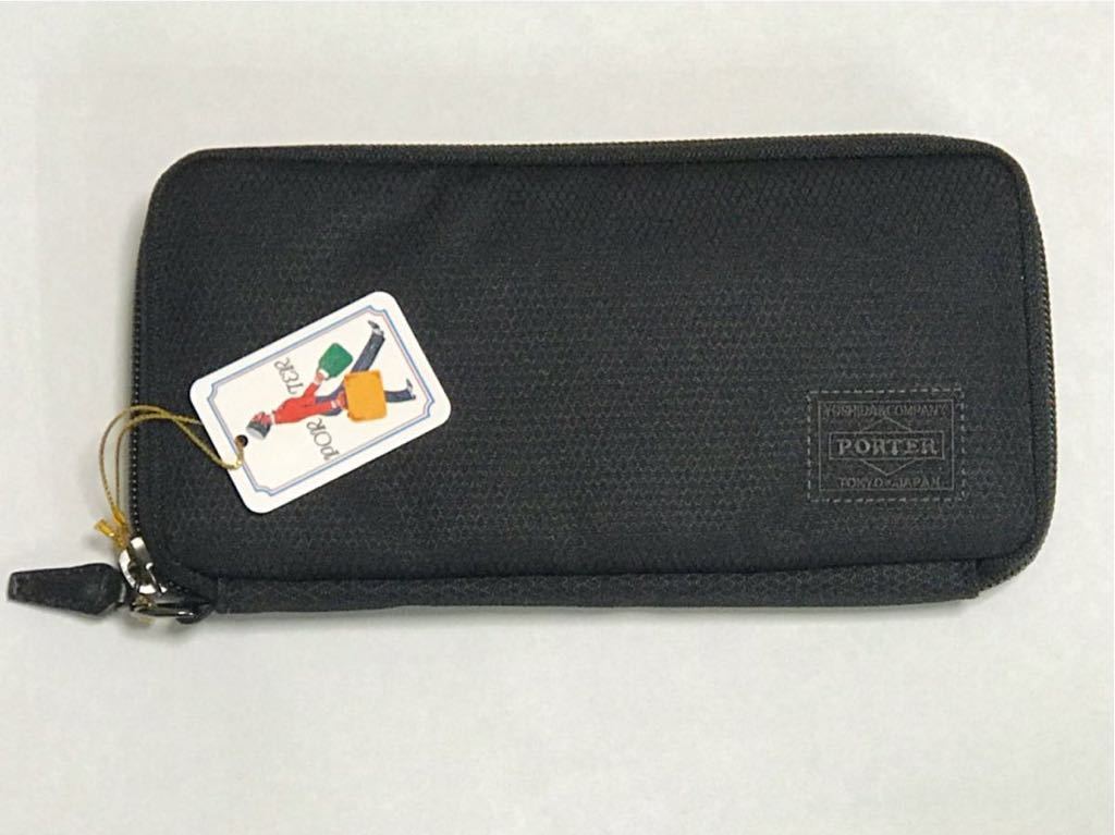新品 PORTER 70周年記念 タンゴブラック TANGO BLACK 二つ折り財布 縦
