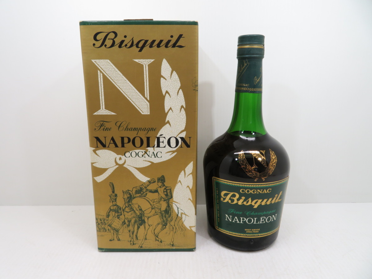 古酒Bisquitビスキーナポレオンバカラボトルコニャックブラン 古酒