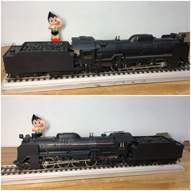 D51 蒸気機関車 (1/42) 模型 D51型蒸気機関車 1/42スケール 鉄道模型