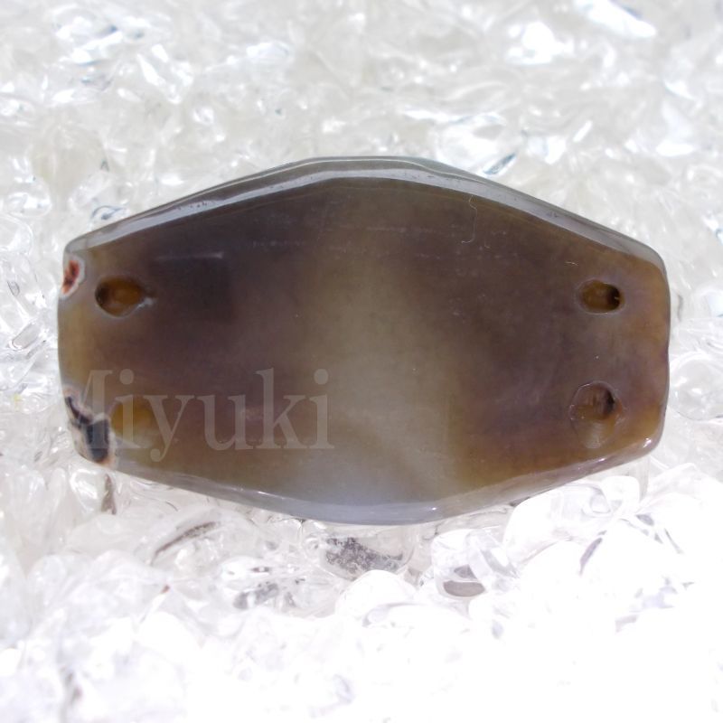 みゆき 御幸天珠】1954 一眼天珠 天眼天珠 43x27x17mm 羊眼天珠 眼力 獣 特殊