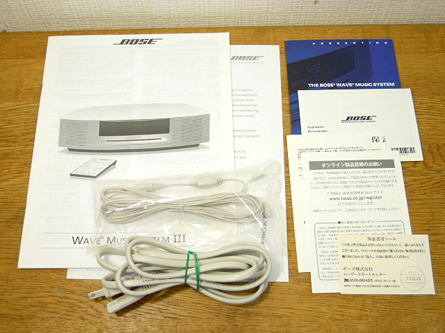 Wave System Bose Music ボーズ BOSE music system - IV AWRCCB CD