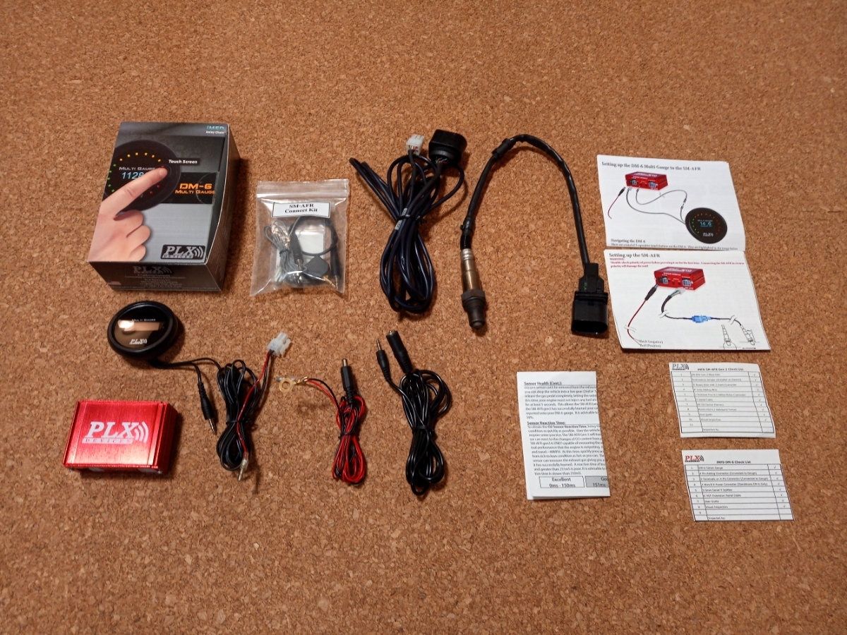 Plx devices ワイドバンド空燃比計 車 PLX DM-6 DEVICES ワイドバンド 