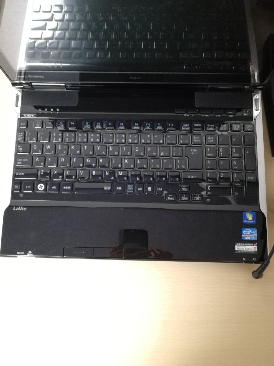 ジャンク【NEC LaVie PC-LL750/HS6B】【i7-3610QM】【メモリ8GB】【BD