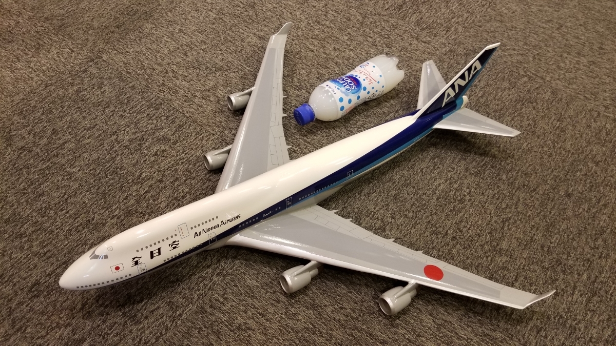 超巨大 ANA 747-400 1/100 全日空 ジャンボジェット 飛行機 模型