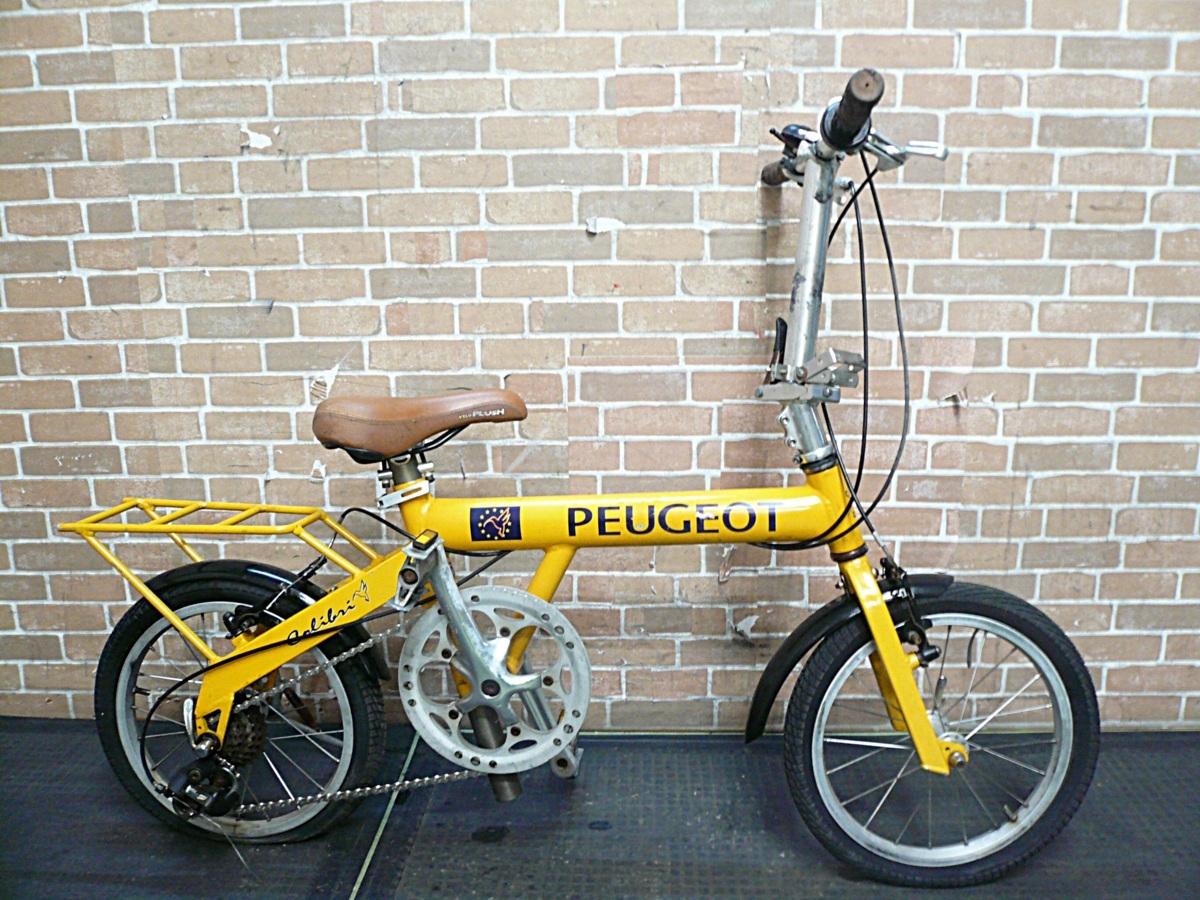 ○ 折り畳み自転車 PEUGEOT COLIBRI 16インチ 7段変速 アルミフレーム