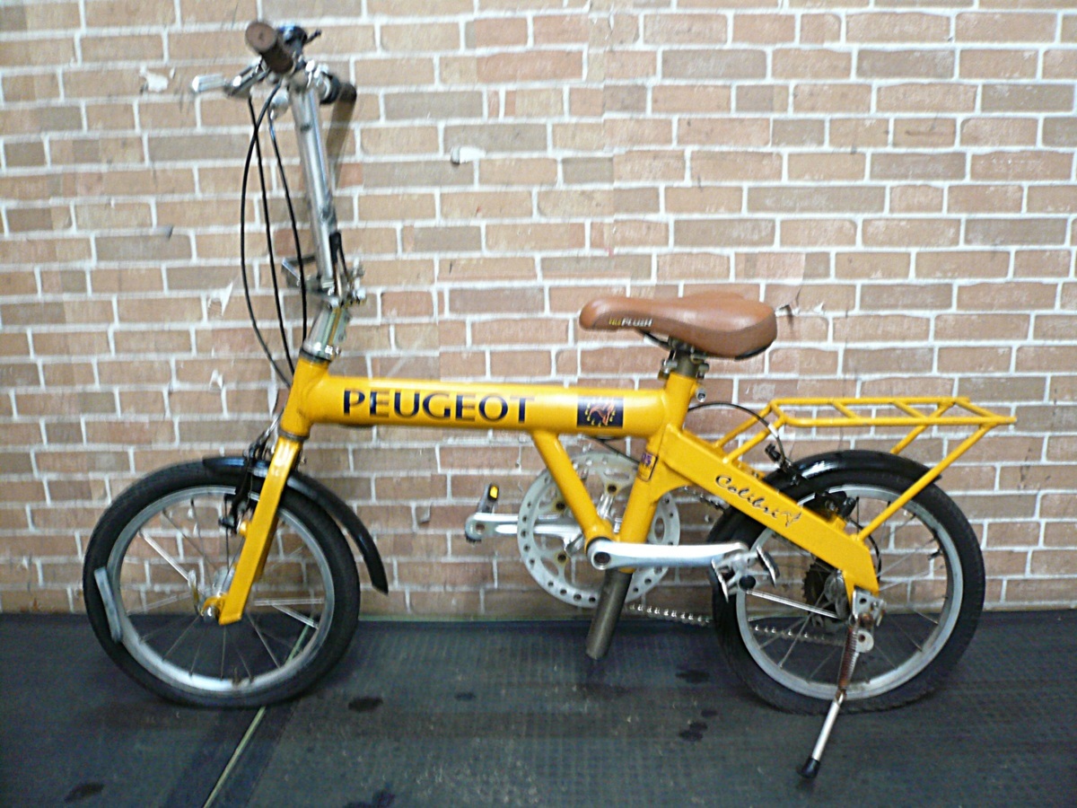 ○ 折り畳み自転車 PEUGEOT COLIBRI 16インチ 7段変速 アルミフレーム