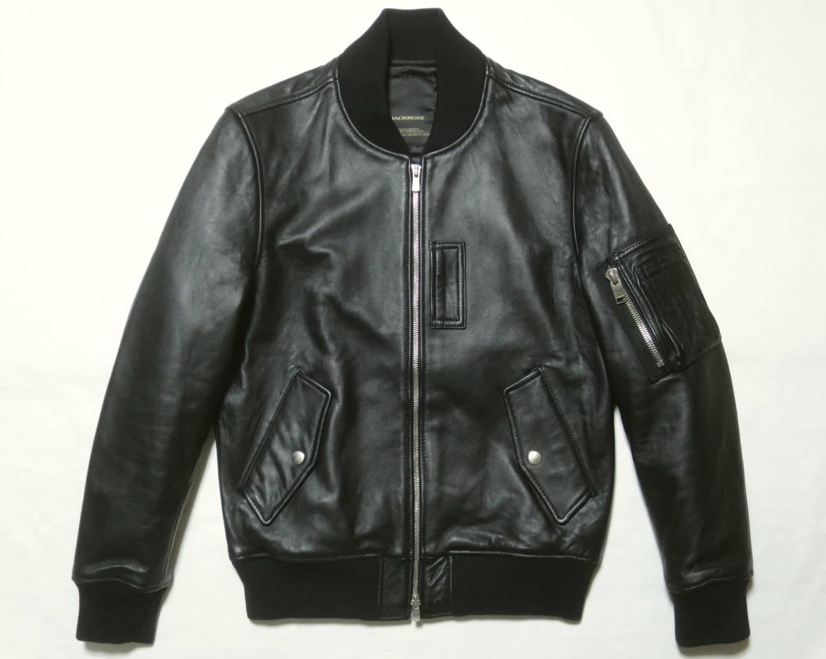 JACKROSE MA-1 レザー 山羊革 ブルゾン 4 JACKROSE レザージャケット