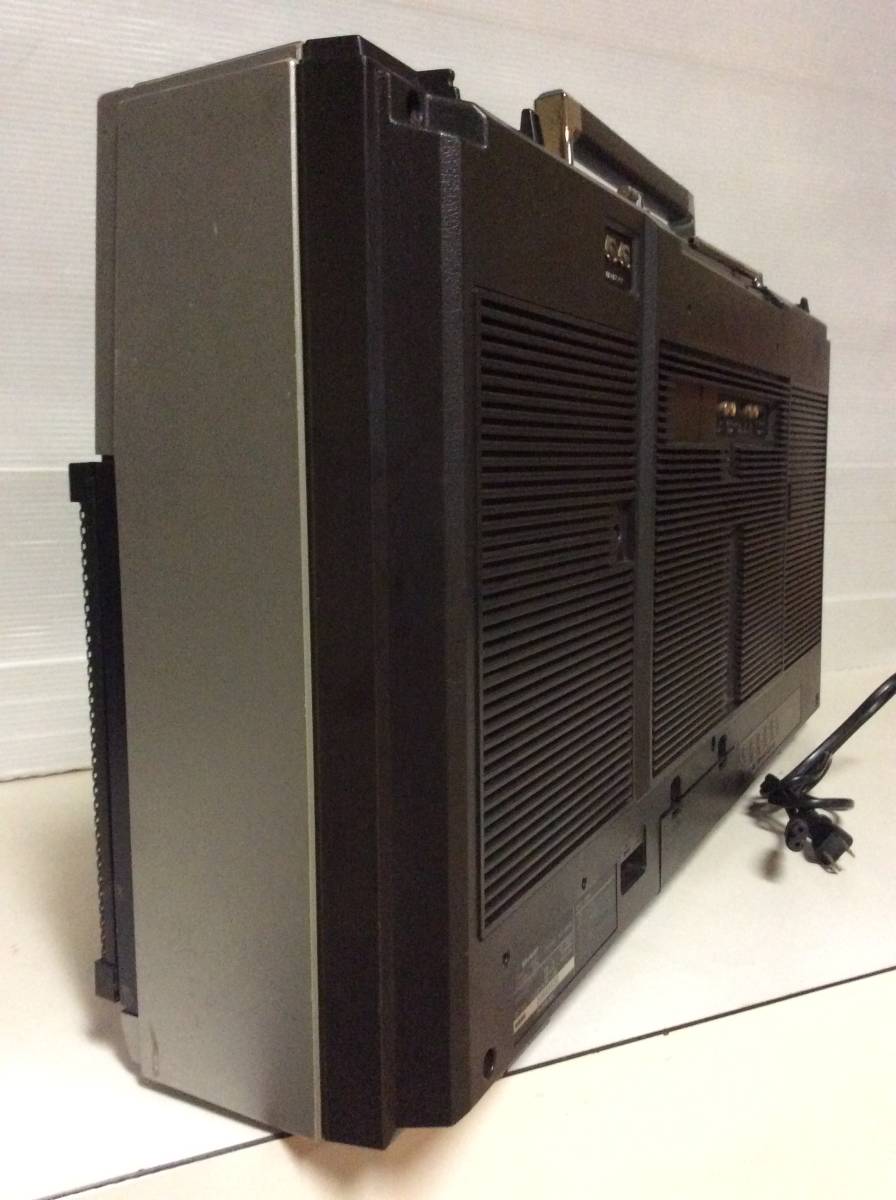 SHARP GF-1000 通電確認☆昭和レトロ 大型ラジカセ☆シャープ GF-1000