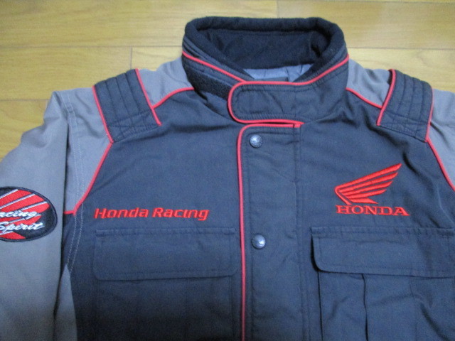 品質保証，お得 ホンダ レーシング 中綿 ジャケット HONDA 刺繍 ワッペン 正規品 サイズ不明 ブラックXグレー(F1)｜売買されたオークション情報、yahooの商品情報をアーカイブ公開 - オークファン F1
