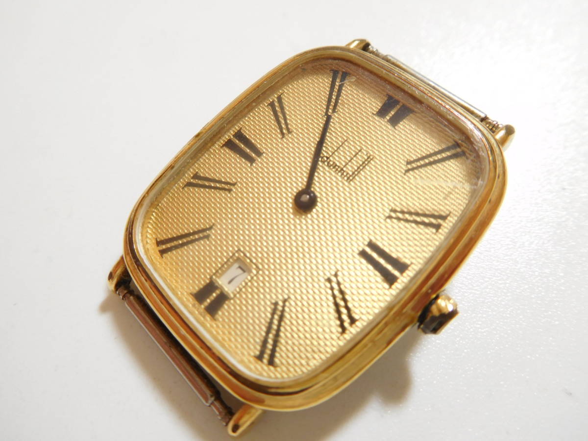 1円～used ダンヒル クォーツ 動作確認済(B-ミ49) dunhill(ダンヒル 