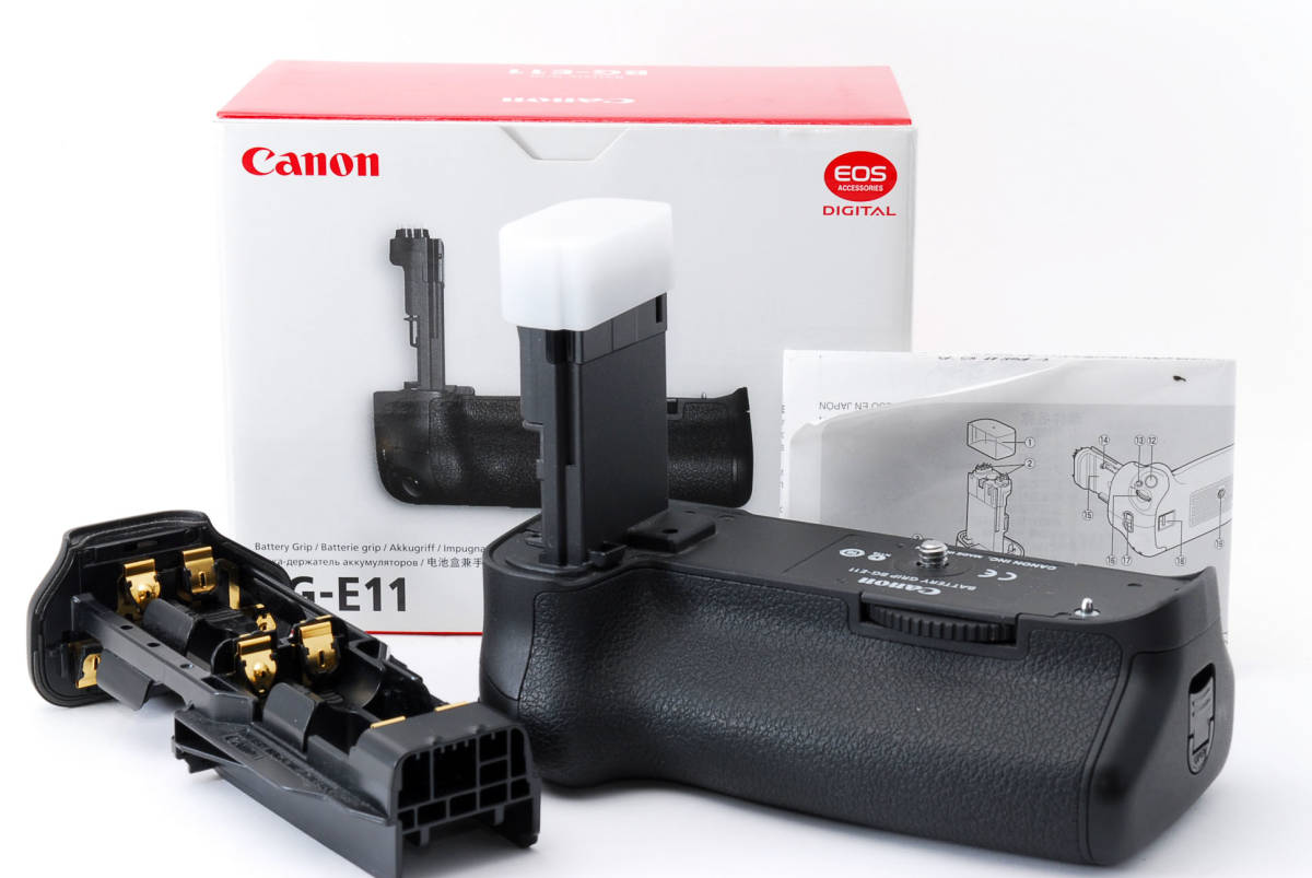 ★新品級★ Canon キヤノン BG-E11 バッテリー グリップ 5DMarkⅢ ★元箱付属品★ #564