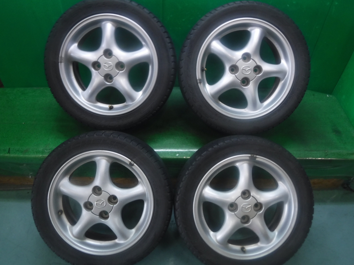 マツダ純正 15インチ アルミホイール 6J +40 4X100 195/50R15