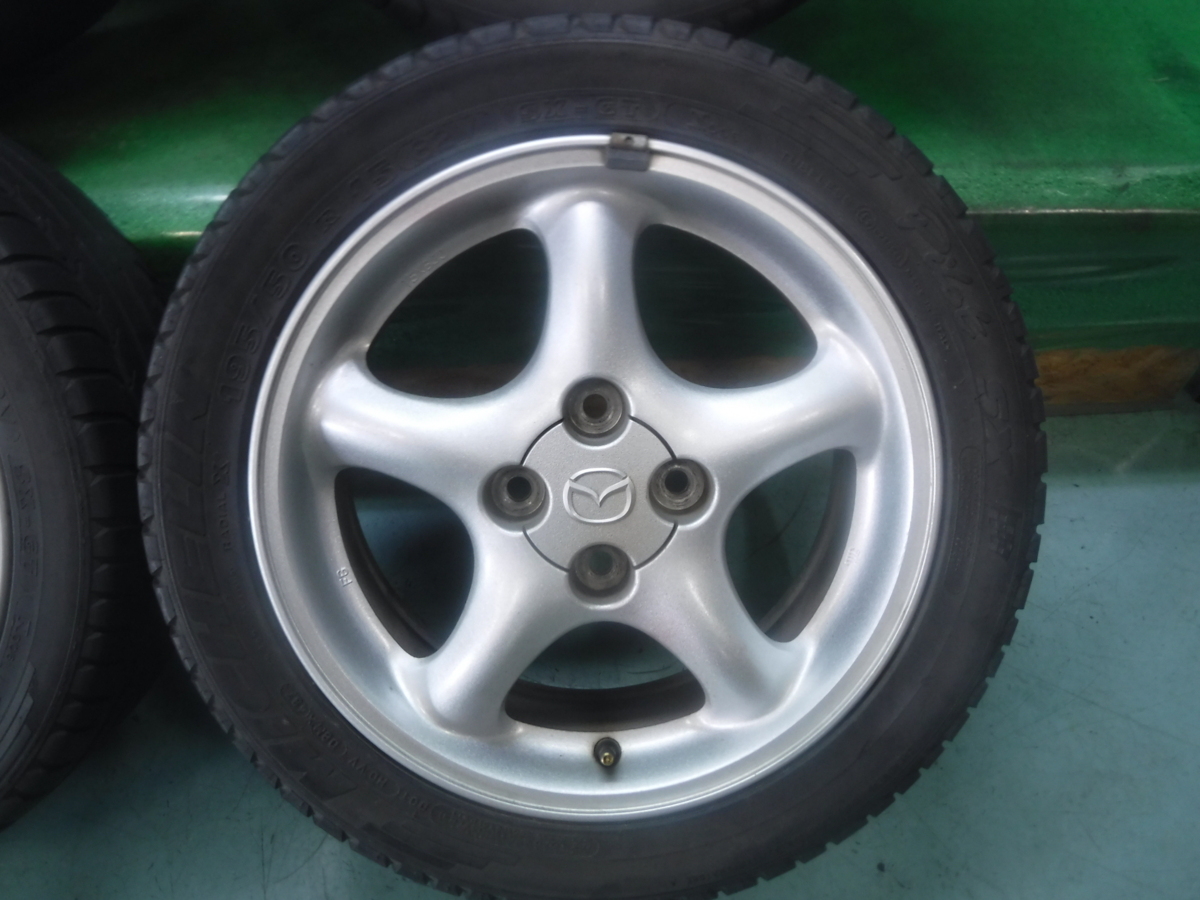 マツダ純正 15インチ アルミホイール 6J +40 4X100 195/50R15