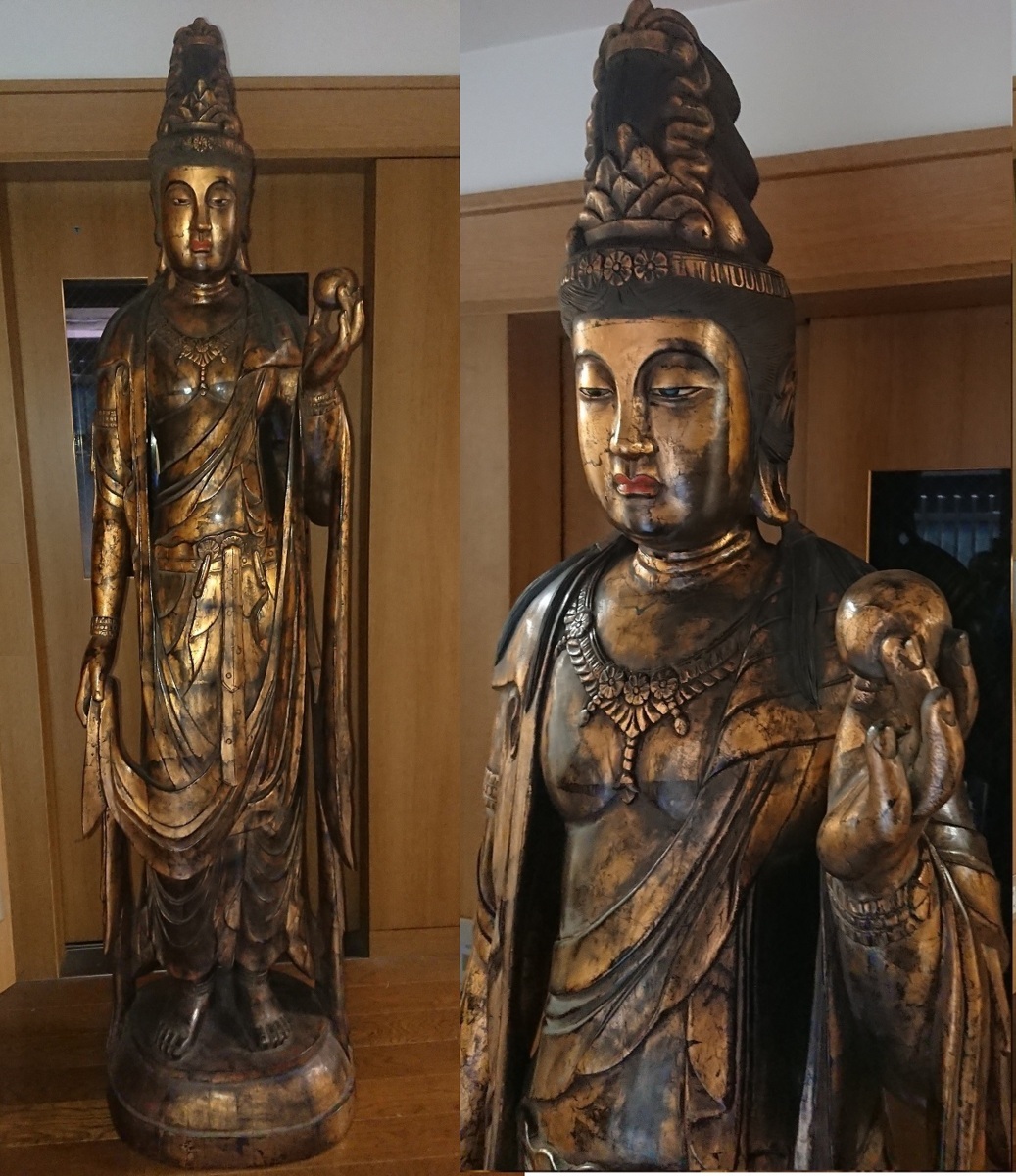 極小仏 金剛力士 9cm(2体セット 木製:ツゲ 金泥仕上 特大2m 極小仏 金剛力士 9cm(2体セット 木製:ツゲ 金泥仕上 特大2m