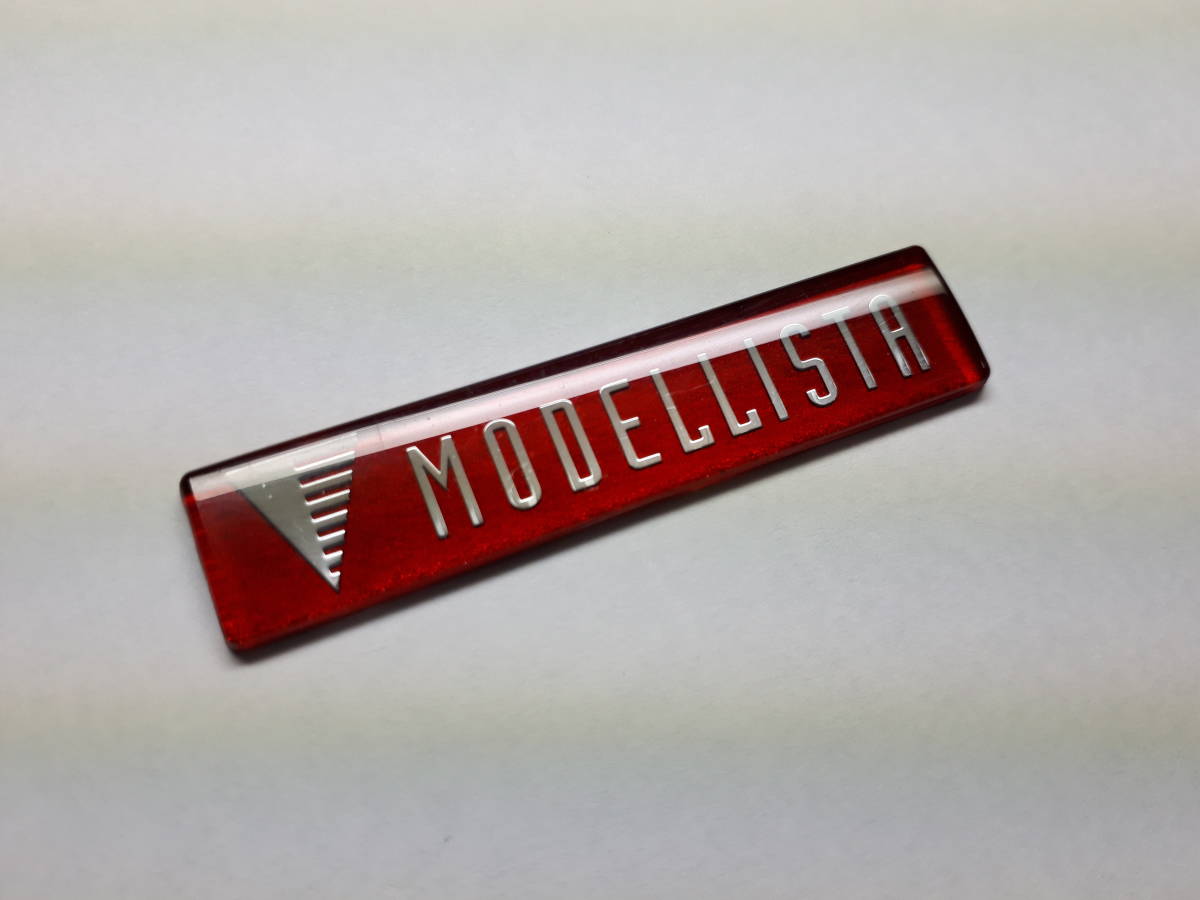 トヨタ　モデリスタ　MODELLISTA 純正 スポイラーエンブレム　ワンオフ加工品　⑥
