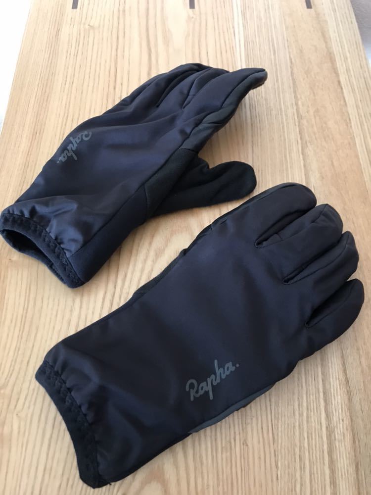 Rapha ラファ WINTER GLOVES 長指 黒 S グローブ 裏起毛 ウィンター