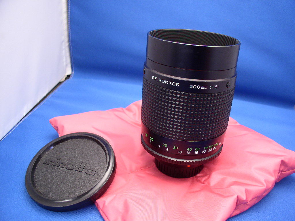 500mm RF Minolta Rokkor-X Lens Mirror f8 Telephoto [EXC+] Review