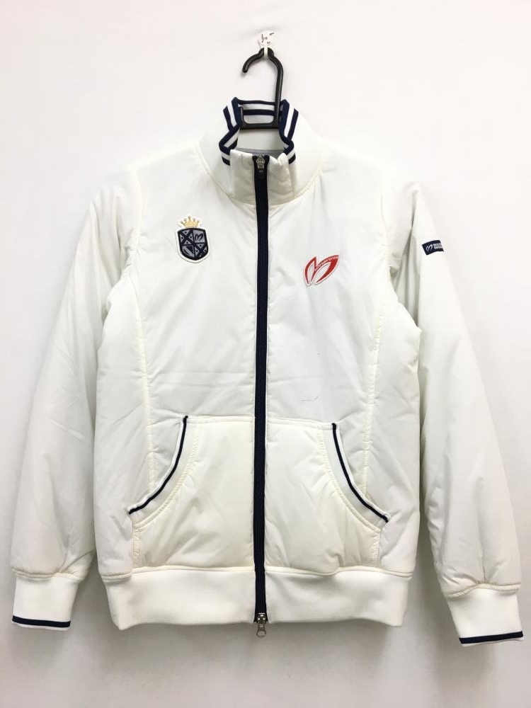 MASTER BUNNY　マスターバニー パーリーゲイツ　中綿アウター ブルゾン ジャケット　レディース　0　 白　防寒　秋冬　ゴルフ　X1