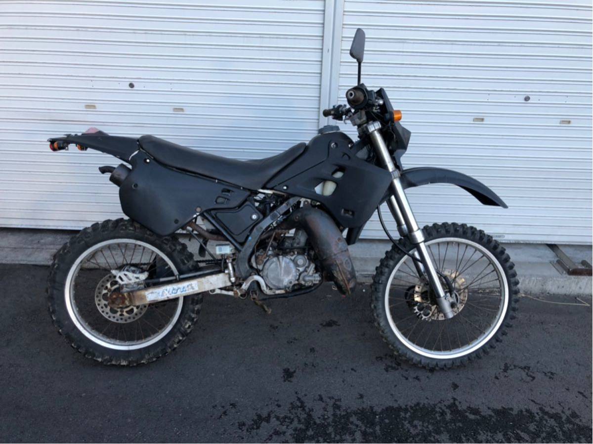 KDX125 レストアベース KAWASAKI maedonblog カワサキ 載替え 中古 