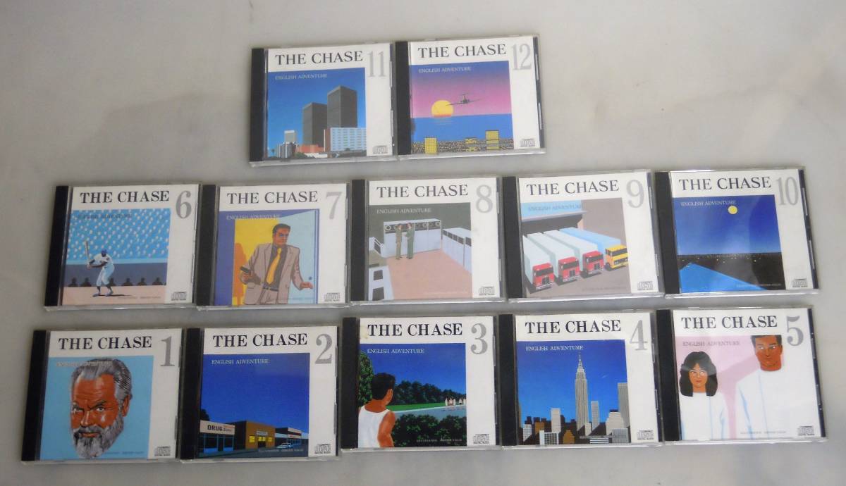 中古】英会話CDセット☆THE CHASE「追跡」／ENGLISH ADVENTURE