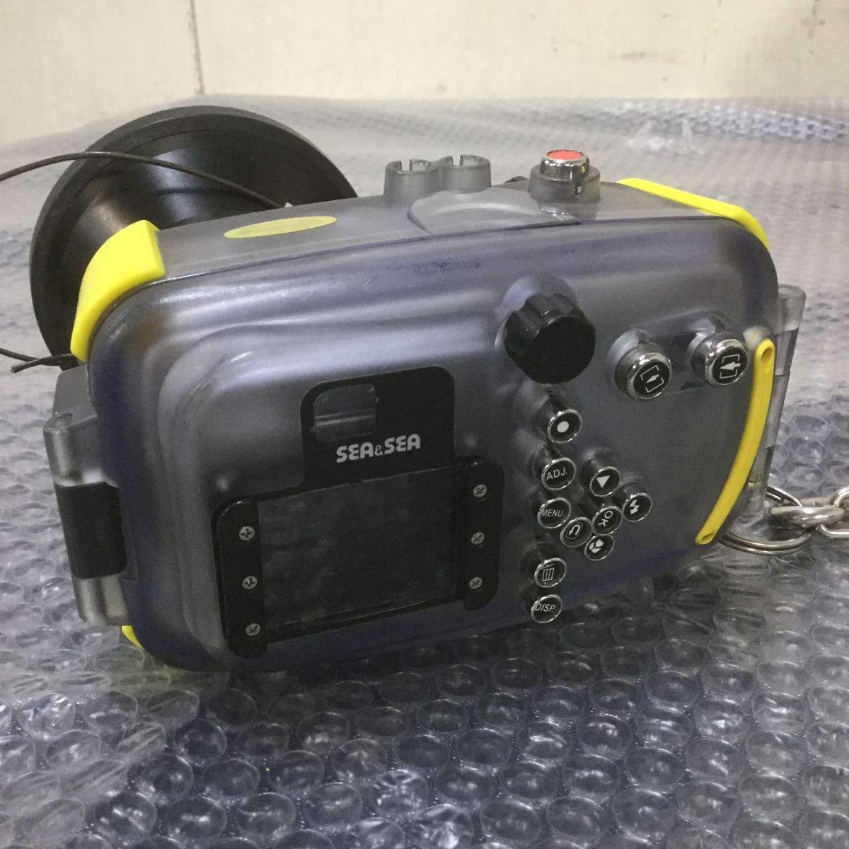 サM8843◎送料無料◎SEA＆SEA　デジカメ＆水中ハウジング DX8000G＋ワイドレンズセット