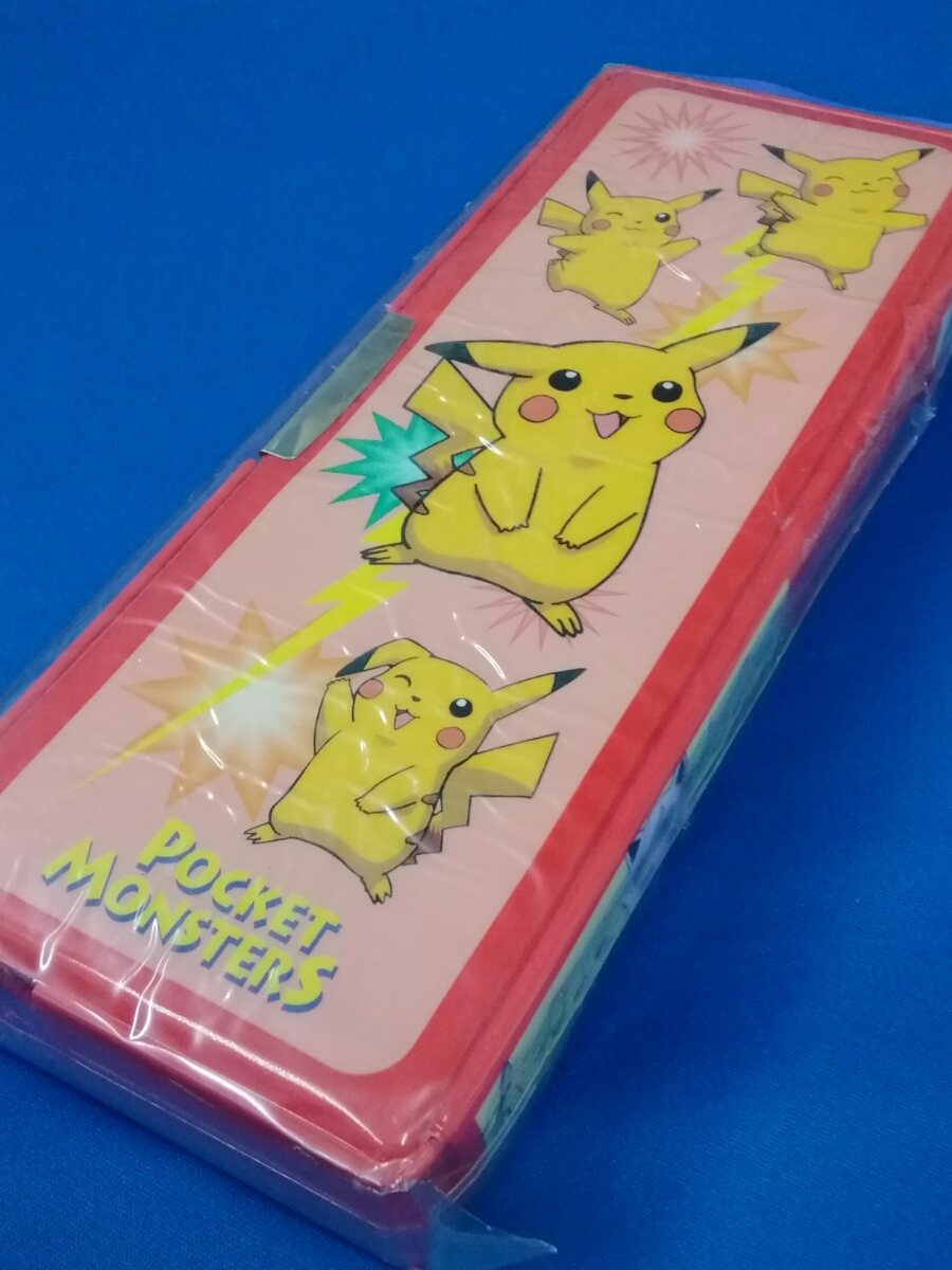 ポケモン 筆箱 当時物 希少 初期ピカチュウ プリン 鉛筆削り付き