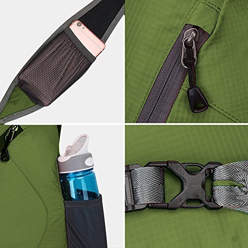 色グリーン WATERFLY(ウォーターフライ) ワンショルダーバッグ 斜めがけバッグ ボディバッグ 軽量 折り畳み 大容量 メン_6