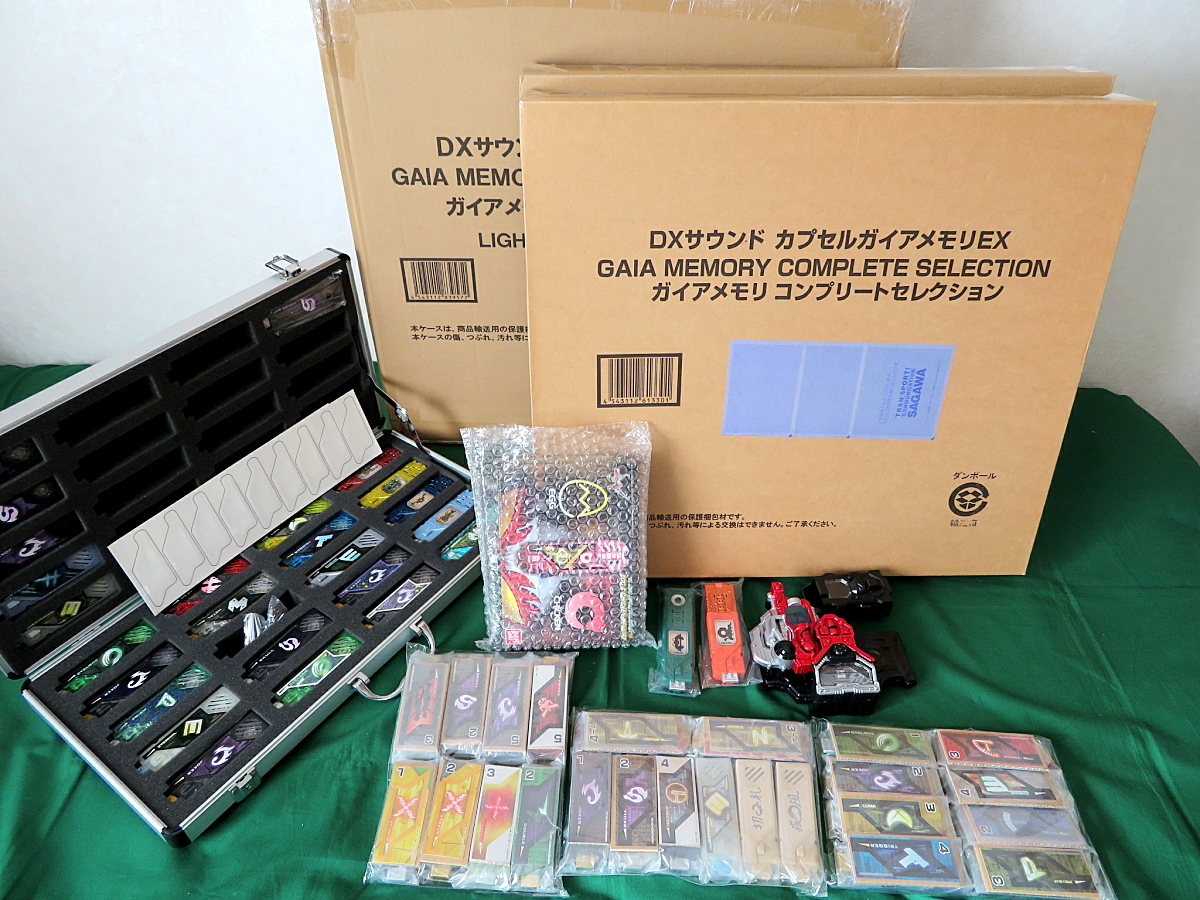 仮面ライダーダブル ガイアメモリ コンプリートセレクション Dxガイアメモリ ガチャポンガイアメモリ Dxロストドライバー メモリ2本以上 仮面ライダー 売買されたオークション情報 Yahooの商品情報をアーカイブ公開 オークファン Aucfan Com