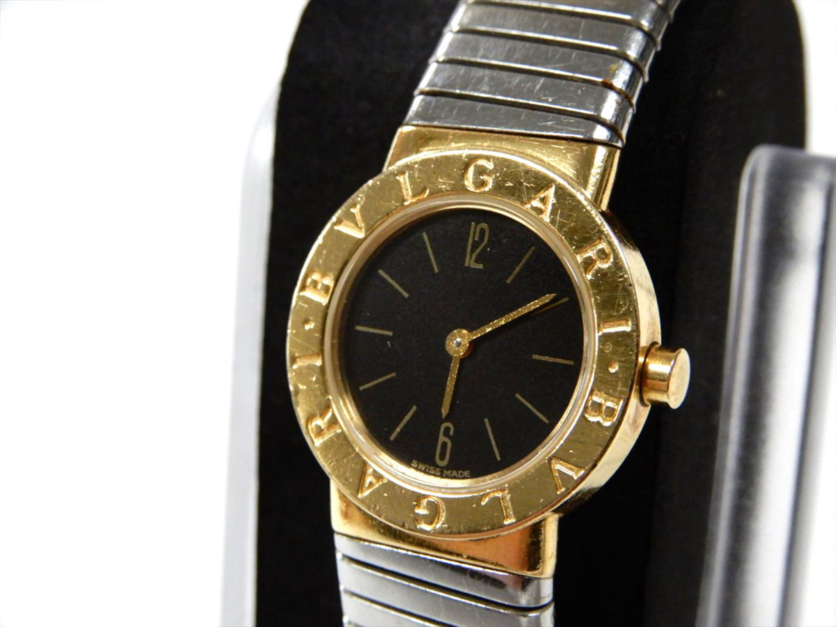 BVLGARI K18YG×SS ブルガリブルガリ トゥボガス BB232TG レディース 