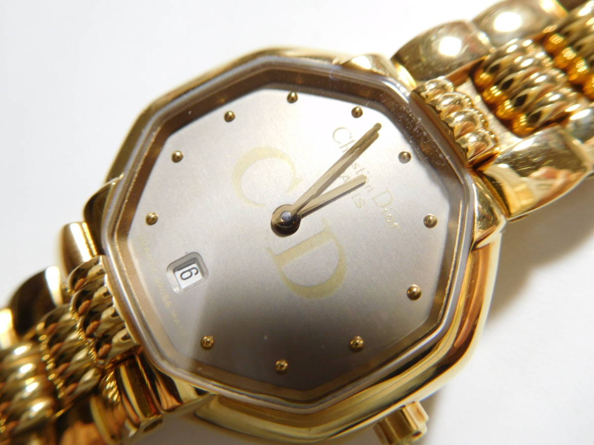 1円～ジャンク品 クリスチャンディオール クォーツ(G-ラ71) Dior