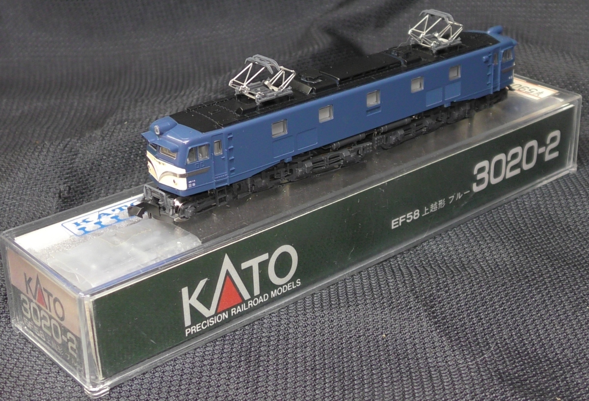 【SAZAN】KATO 3020-2 EF58 上越形ブルー (動力OK/美品)★H852