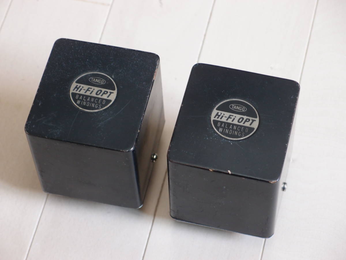 2個動作ok 1個☓ TANGO Hi-Fi 出力トランス CO-8 CR-5 TANGO タンゴ 出力トランス - CO-10 オーディオ機器 その1 動作品 1台