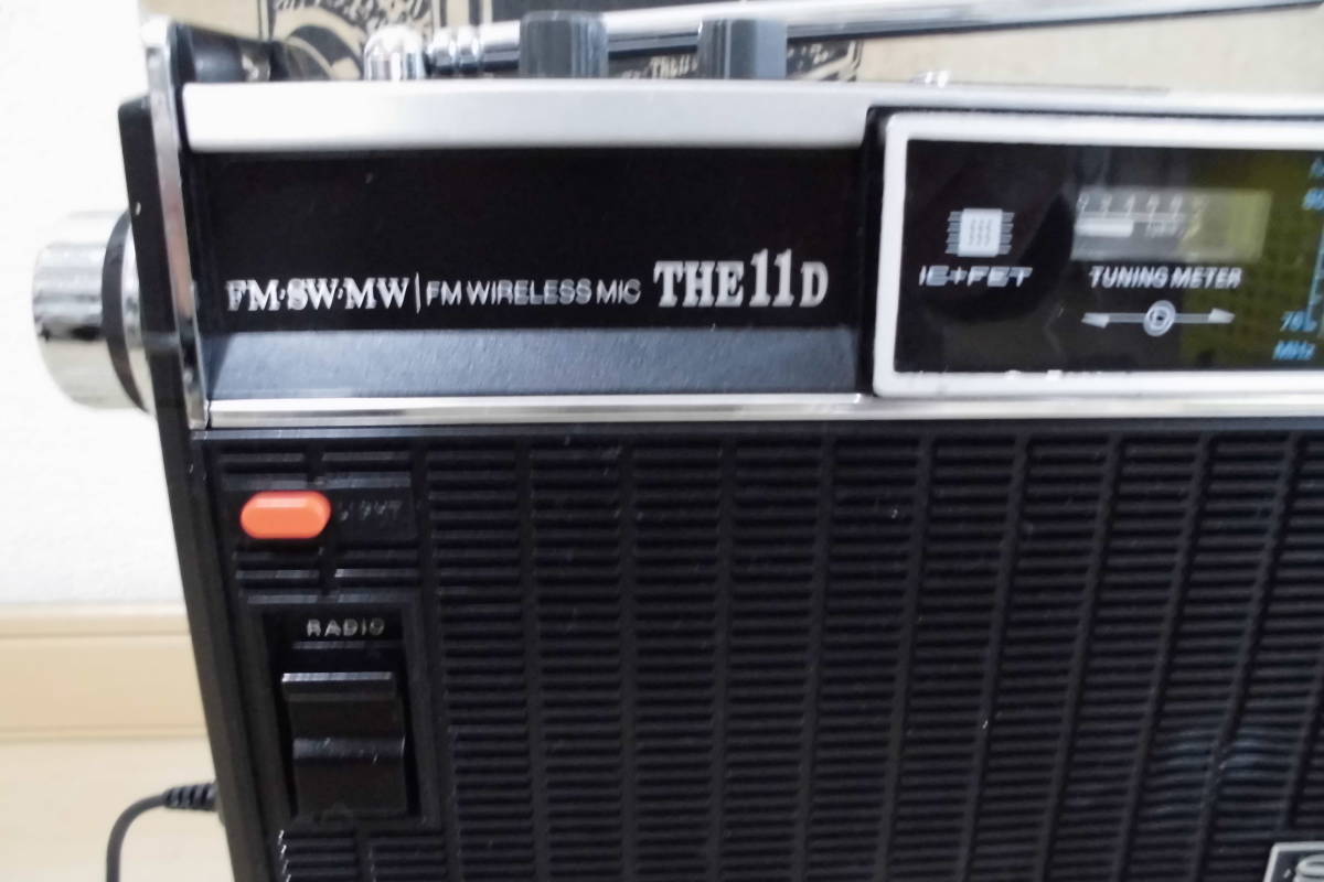 SONY ソニー ICF-1100D THE11D ラジオ 動作未確認 レトロ NATIONAL