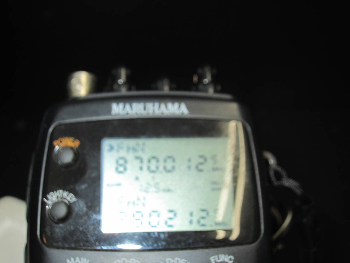 K6B弐○MARUHAMA 鳴物入 FM/AM オールバンド スキャニングレシーバー