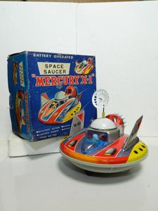ヨネザワ スーパージェッター ブリキ 箱付 Tin Toy Yonezawa 米澤玩具（ヨネザワ/YONEZAWA） NO.5 きかんしゃ コードNo.13-2411